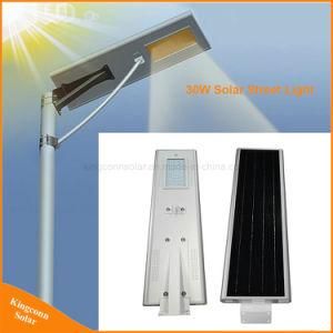 30W All in One Integrated LED Solar Street Light