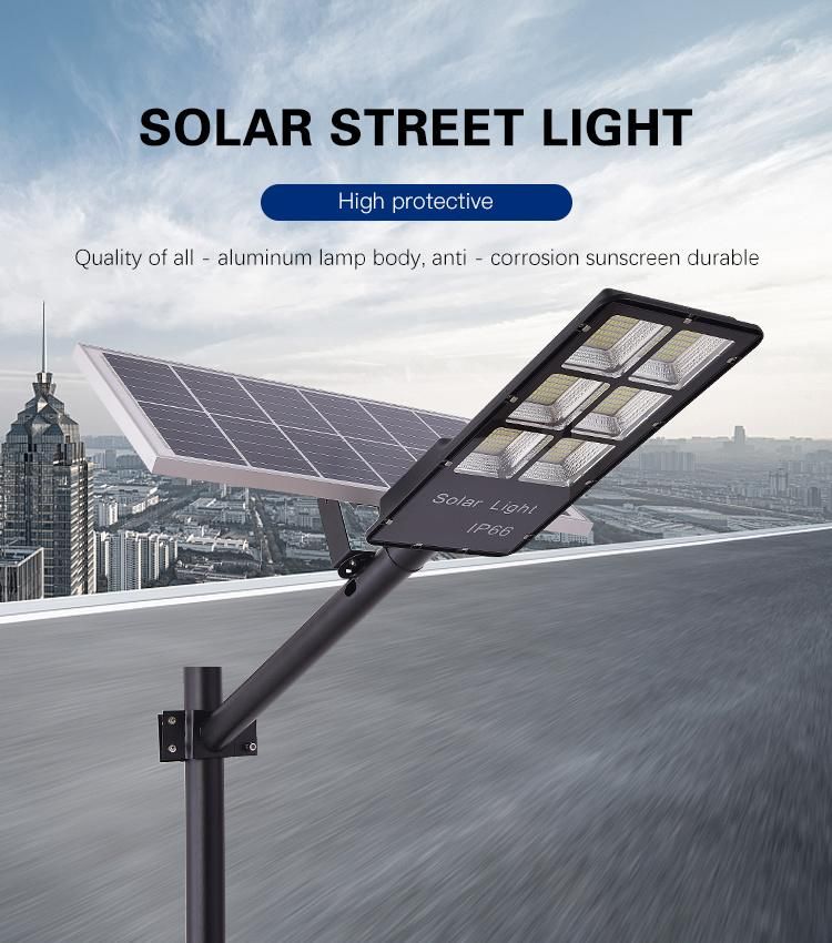 High Quality Waterproof IP65 Road Lamp 20W 30W 50W 100W Solar LED Street Light