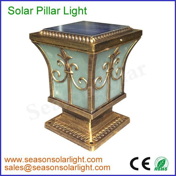 High Lumen LED Decorative Light Solar Fence Post Cap Light for Outdoor Lighting