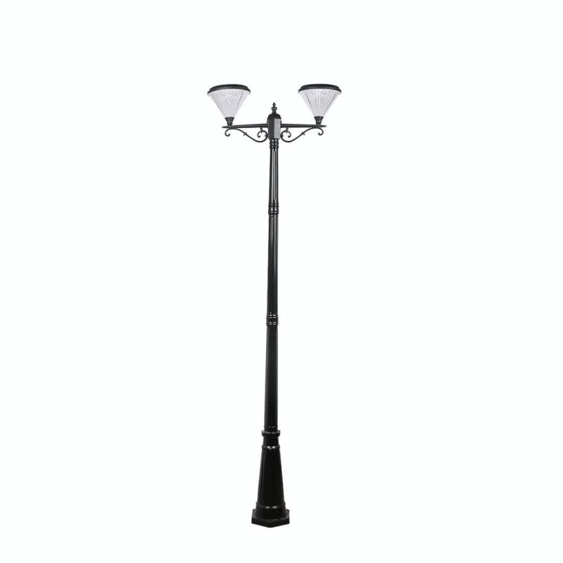 Factory Supply Outdoor Waterproof IP65 Garden Park Plaza 10W LED Solar Light with Pole
