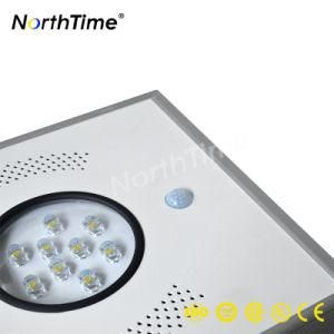 ISO/Ce / RoHS / IP65 Guangzhou Manufacturer Factory Price Sensor 8W Watt All in One Solar Street Light/ All in One LED Light