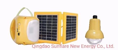Portable Solar Power Light Lantern with AC Adaptor and USB