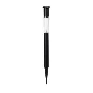 Plastic Solar Outdoor LED Light, Battery Operated Stainless Steel Column Path and Walkway Lights for Landscape, Patio, Pathways