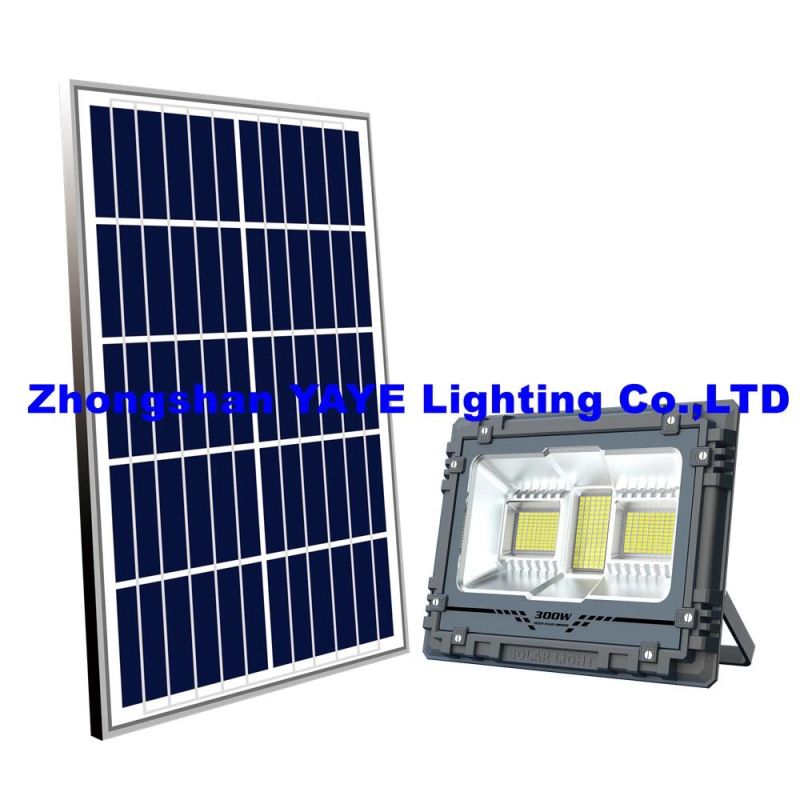 Yaye Hottest Sell 800W/500W IP66 Solar LED Flood Light with Radar Sensor/ Remote Controller/ 3 Years Warranty/ Available Watts: 800W/500W/300W/200W/100W/60W