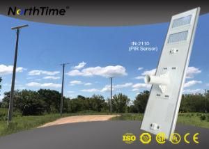 Green Energy Auto-Sensing Time Light Control LED Solar Street Lights