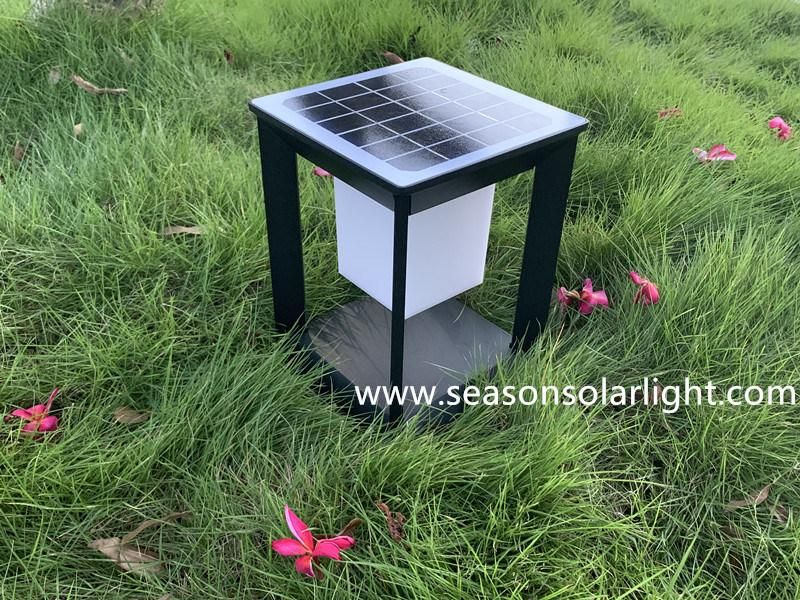 New Square Solar Style 5W LED Garden Outdoor Solar Post Light with LED Lighting Lamp
