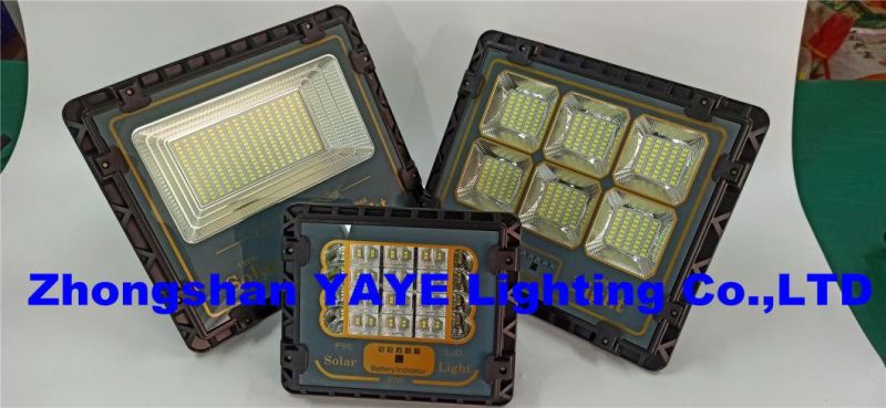 Yaye 2021 Hot Sell 100W Solar Rechargeable Emergency Portable LED Flood Lights (Available Watt: 100W/150W/200W/300W/400W)