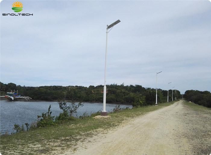 APP Smart Control All in One Design 80W LED Solar Street Light for Highway Lighting (SNSTY-280)
