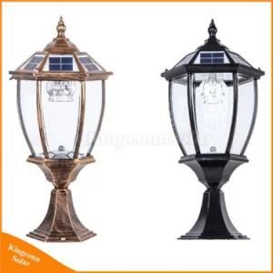 Outdoor Lighting LED Solar Garden Light Solar Pillar Light for Yard Lawn Park Decoration