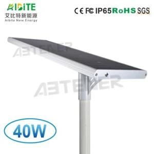 40W Outdoor Solar Motion Garden Sensor LED Street Light