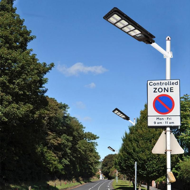 Aluminum All in One Solar Street Light 120W with Remote Control