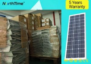80W Integrated Solar Street Lights All-in-One Solar Street Lights with High Capacity Lithium Battery