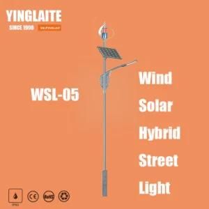 Manufacturer Ce RoHS 5m Pole 40W Wind Solar Hybrid Street Light