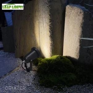 Gunter LED Spotlight Lf102001super Brightness Outdoor Garden Spike Light, IP65 Waterproof IP65 5W RGB LED Solar Spike Lamp