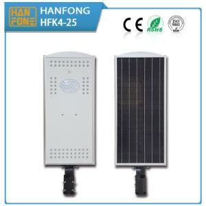 Solar Street Light for 25W LED Lamp with Li Battery