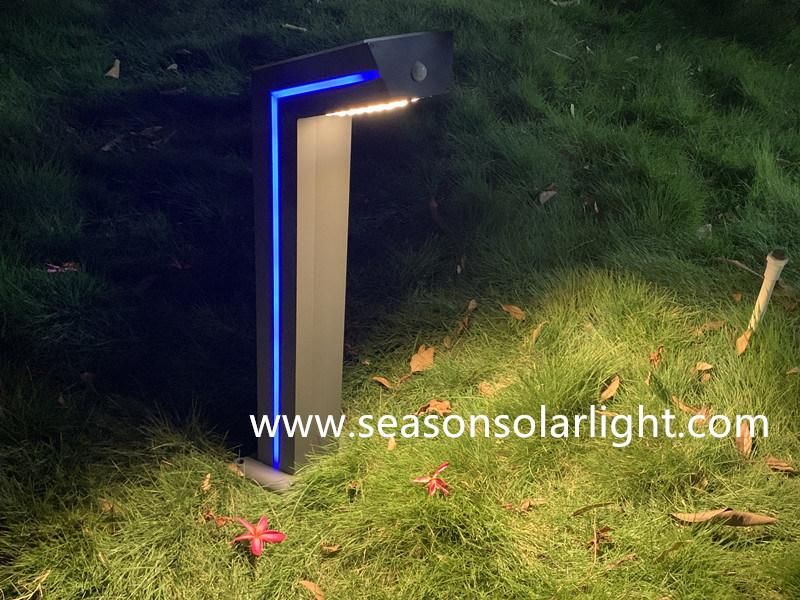 Garden Bollard Pathway LED Decking Lighting Outdoor Solar Landscape Light with LED Light