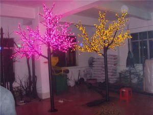 Plastic Fruit Flower Leaves Decoration Lighting Parts Potted Bonsai Landscape LED Tree Lighting Light