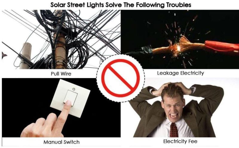IP66 High Brightness Outdoor Waterproof 100W-300W Integrated All in One LED Solar Street Light