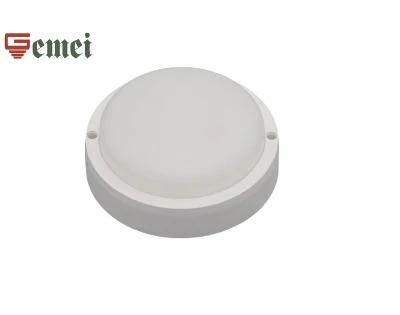 IP65 LED Light Moisture-Proof Lamp 8W Waterproof Bulkhead Energy Saving Lamp Round White with Ce/RoHS