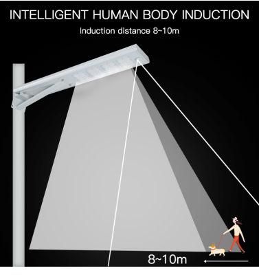 100W Solar Street Light System Solar Integrated Street Light