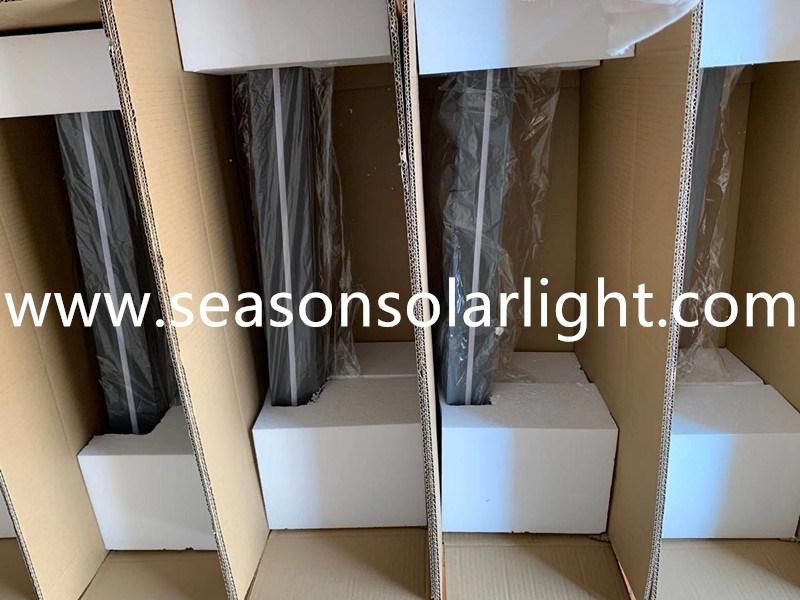 Yard Walkside Solar Powered Garden Lawn Outdoor Standing LED Garden Light with Blue LED Light