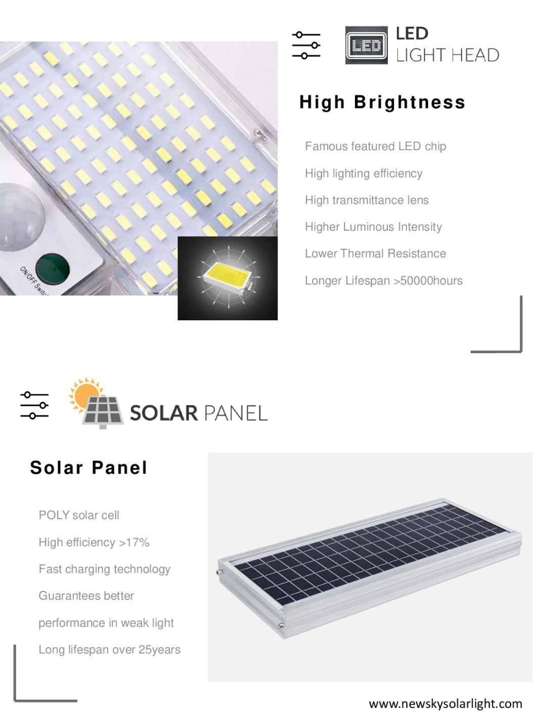 Competitive Price IP65 Outdoor Waterproof 50W 100W 150W All in One Solar LED Street Light