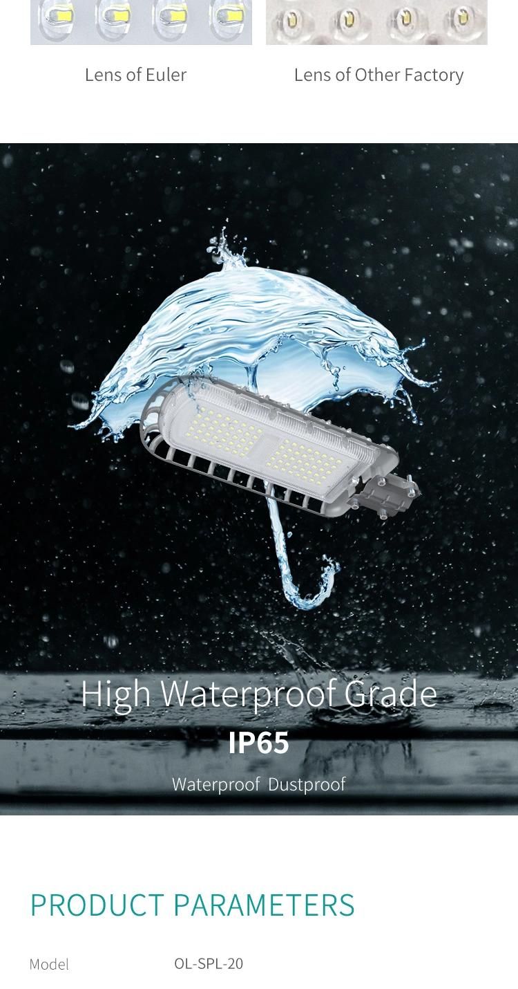 Factory Intelligent Control IP65 20W LED Solar Street Light