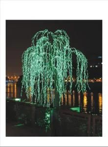 Plastic Fruit Flower Leaves Decoration Lighting Parts Potted Bonsai Landscape LED Tree Lights