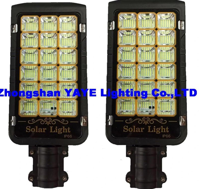 Yaye Hot Sell Outdoor 200W/150W/100W IP6 Integrated All in One High Power LED Solar Road Wall Garden Lamp with 3 Years Warranty/ Remote Controller/1000PCS Stock