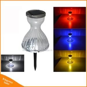 2017 New Color Changing RGB LED Solar Garden Lawn Light