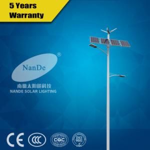 Solar Wind Hybrid System Lights with Double Arms Lithium Battery
