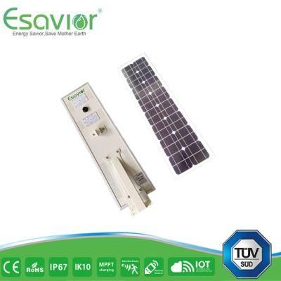 Esavior 12.8V/24ah Capacity Batteries Solar Street Lights Solar Lights for Outdoor Lighting