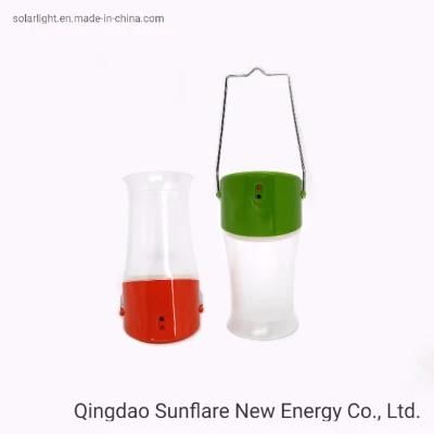 2021 Latest Rechargeable LED Solar Panel Lantern LED Light Lamp for Camping/Reading/Cooking