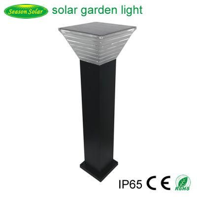 Renewable Energy LED Lighting Outdoor Solar Bollard Light with Multi-Color LED Lighting