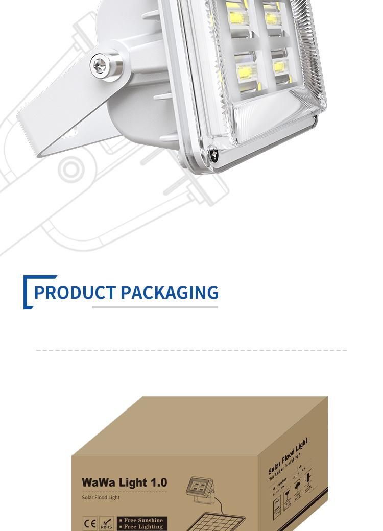 Hot-Selling 600lm LED Light Solar Flood Light All in One Outdoor Garden Park Lighting