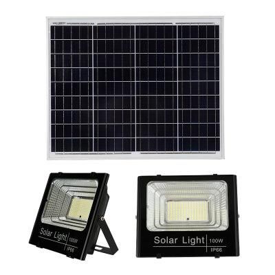 Outdoor IP66 Waterproof 1800lm Solar LED Lamp Flood Light for Park Lot Lighting