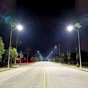 IP68 Outdoor Aluminum High Lumen Split Type 100W 5000K Lumileds LED Luminaire Solar Panel Powered Street Light