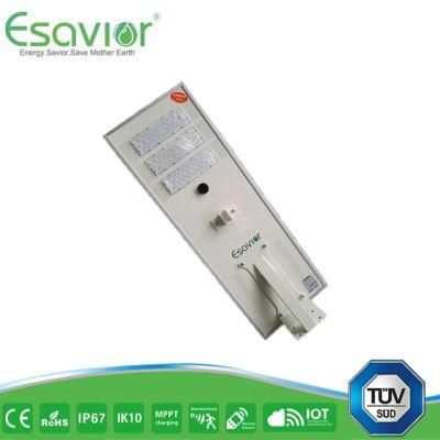 Esavior 12.8V/36ah Batteries Capacity 60W Solar Street Lights Solar Lights Outdoor Lighting