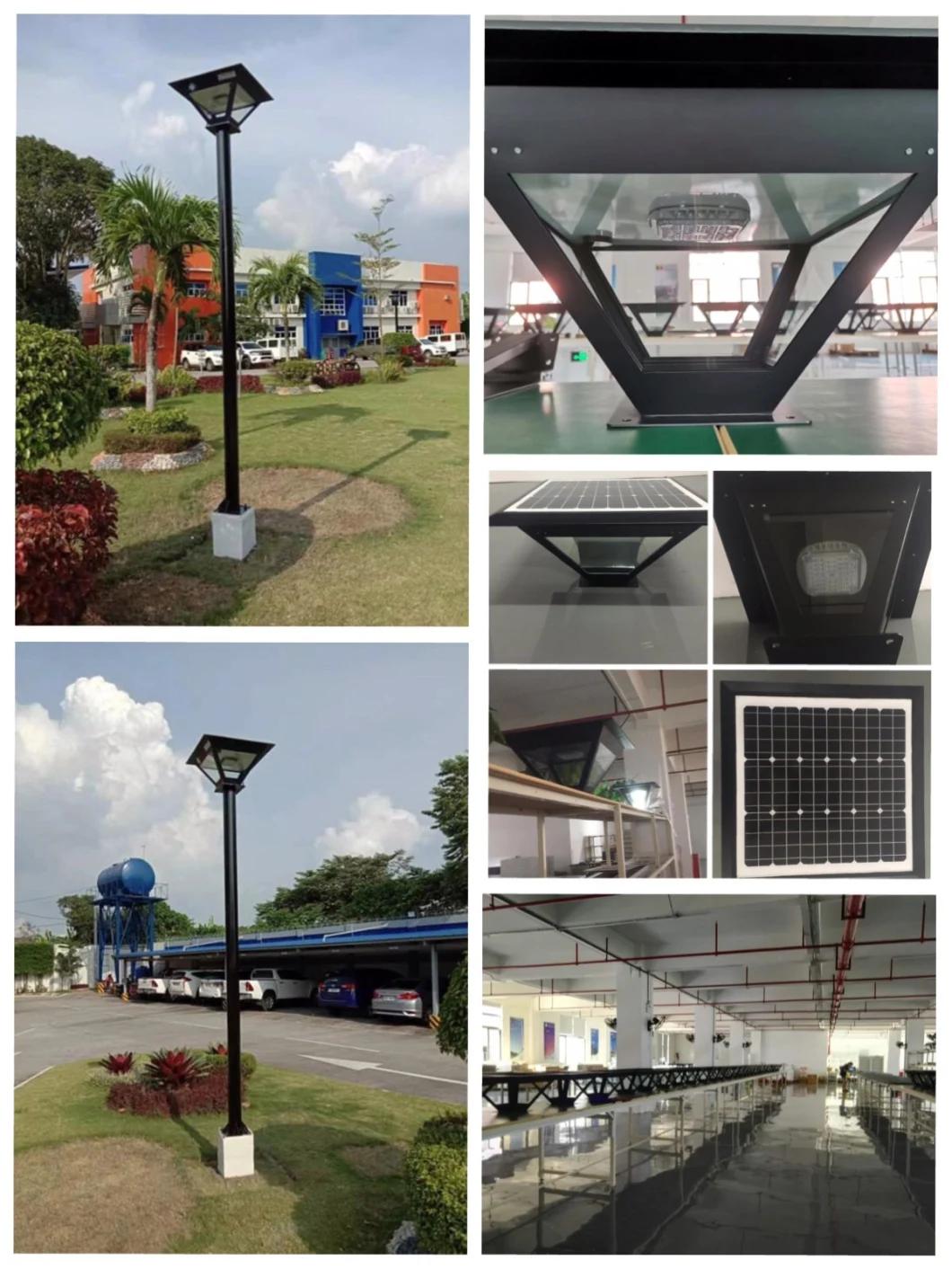 15W 5 Years Warranty Esavior All in One Solar Garden Lights with TUV-Sud Certififcates LiFePO4 Lithium battery