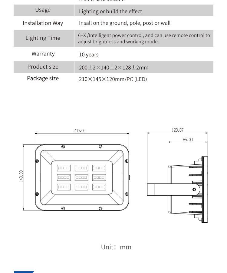 New Design LED Solar Flood Light