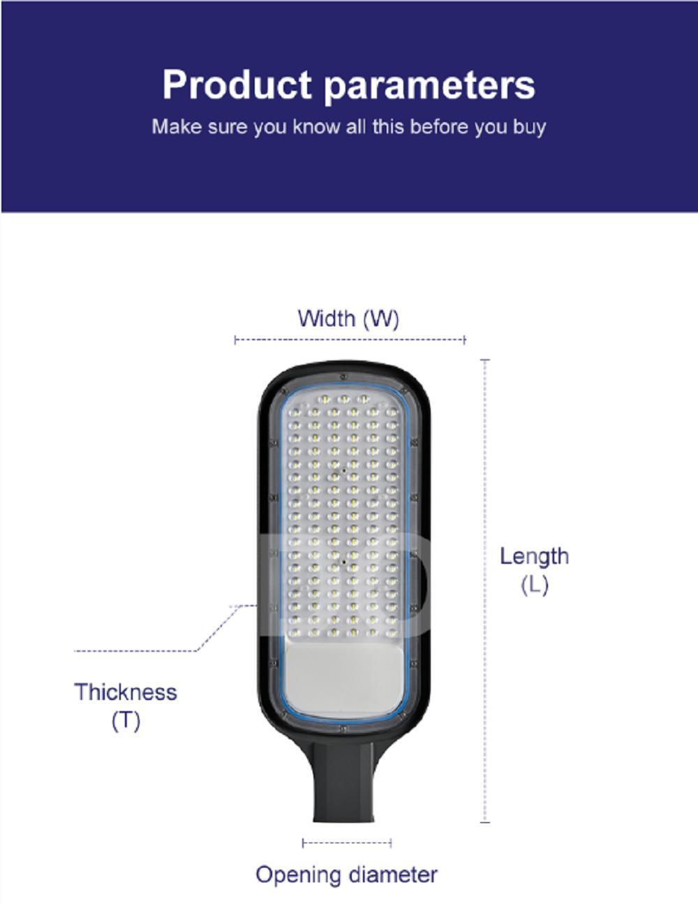 COB Outdoor High Brightness 100-200W LED Street Light