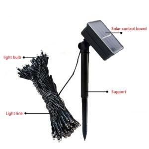 Solar Powered Christmas Tree Decoration 10m 100 LED String Lights