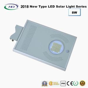 2018 New Type All-in-One Solar LED Garden Light 8W