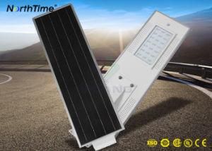 IP65 Ce/RoHS Certificates Intelligent Phone Control LED Solar Street Lamp