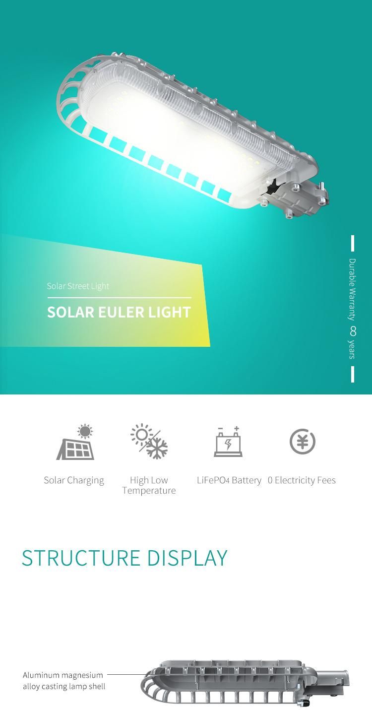 Euler 20W LED Solar Light New Style Garden Street Light Outdoor Lighting