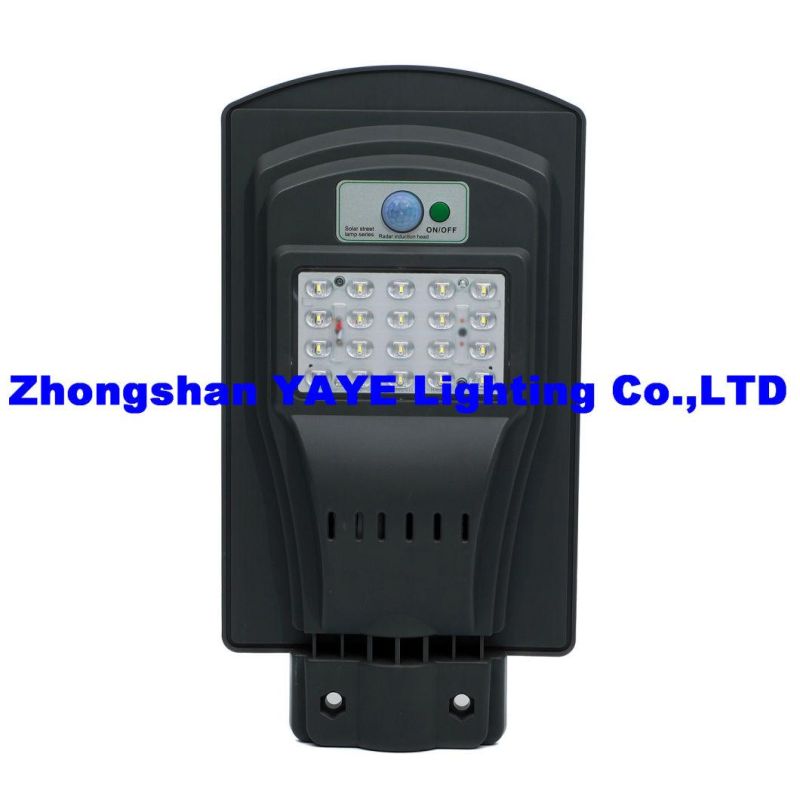 Yaye 18 Hot Sell IP65 Integrated 50W/100W/150W Solar Streetlight Cheap Price Motion Sensor Garden Lamp LED Road Light Countryside Courtyard Solar Streetlight