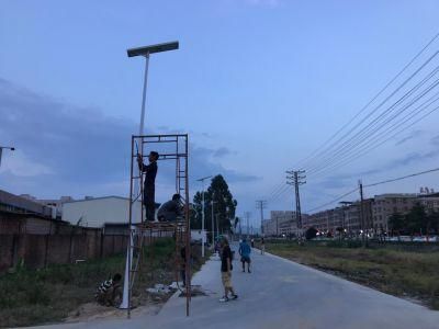 80W 8000 Lumen Outdoor Solar Powered Lighting Integrated Solar LED Street Light