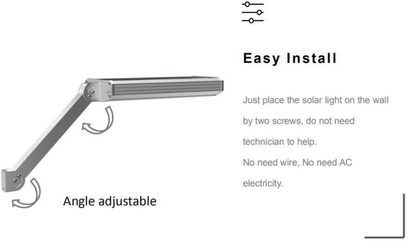 Intelligent Induction Radar Sensor Garden Outdoor Wall Solar Light