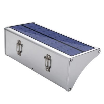Outdoor Courtyard Garden Aluminum Alloy Landscape LED Solar Wall Lamp with CE RoHS