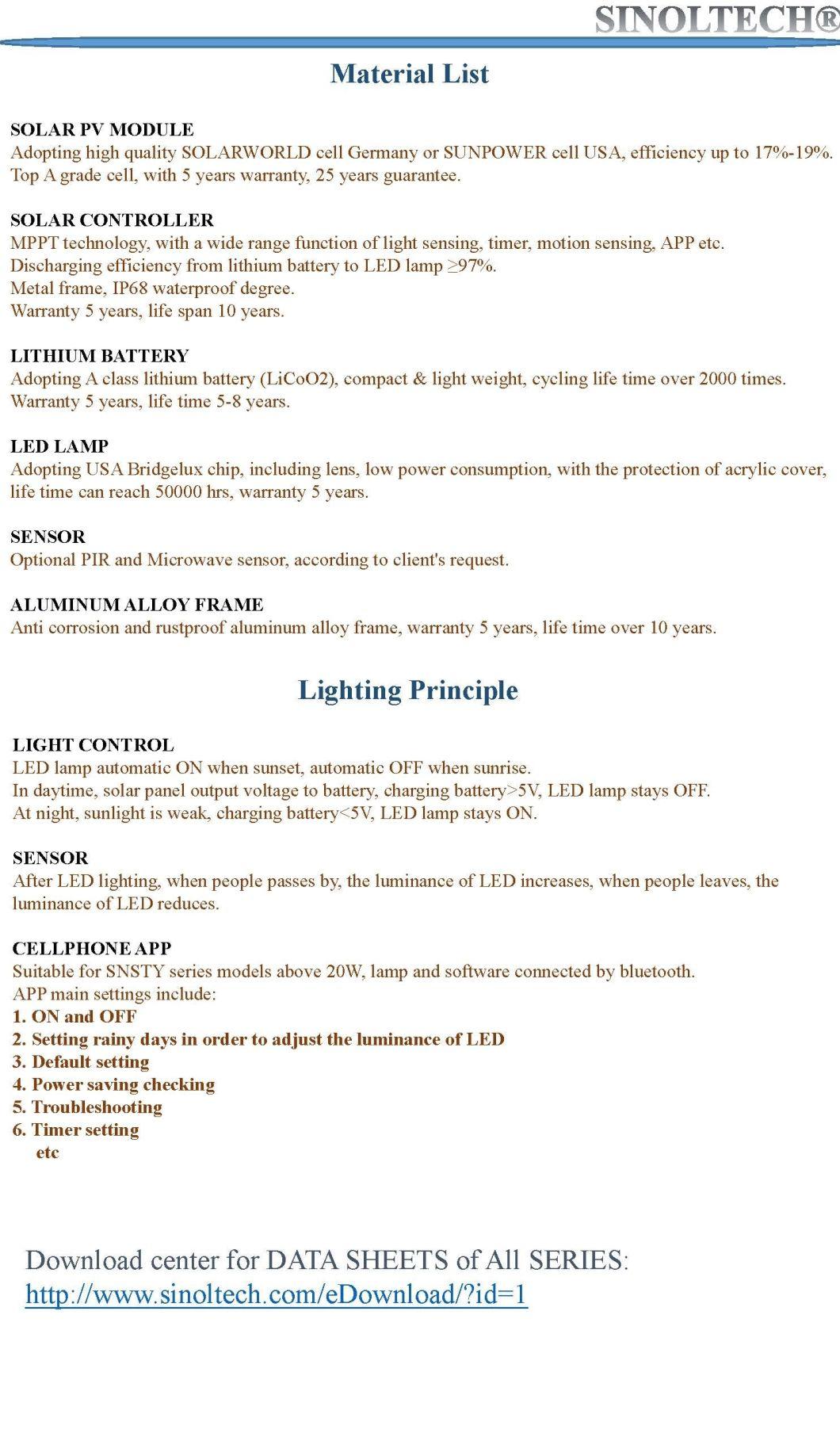 9W All in One Solar Light (SNSTY-209)